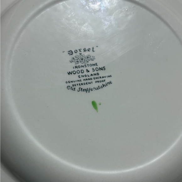 Vintage Set of 4 Woods and Sons “Dorset” Collection Dinner Plates - Picture 5 of 5